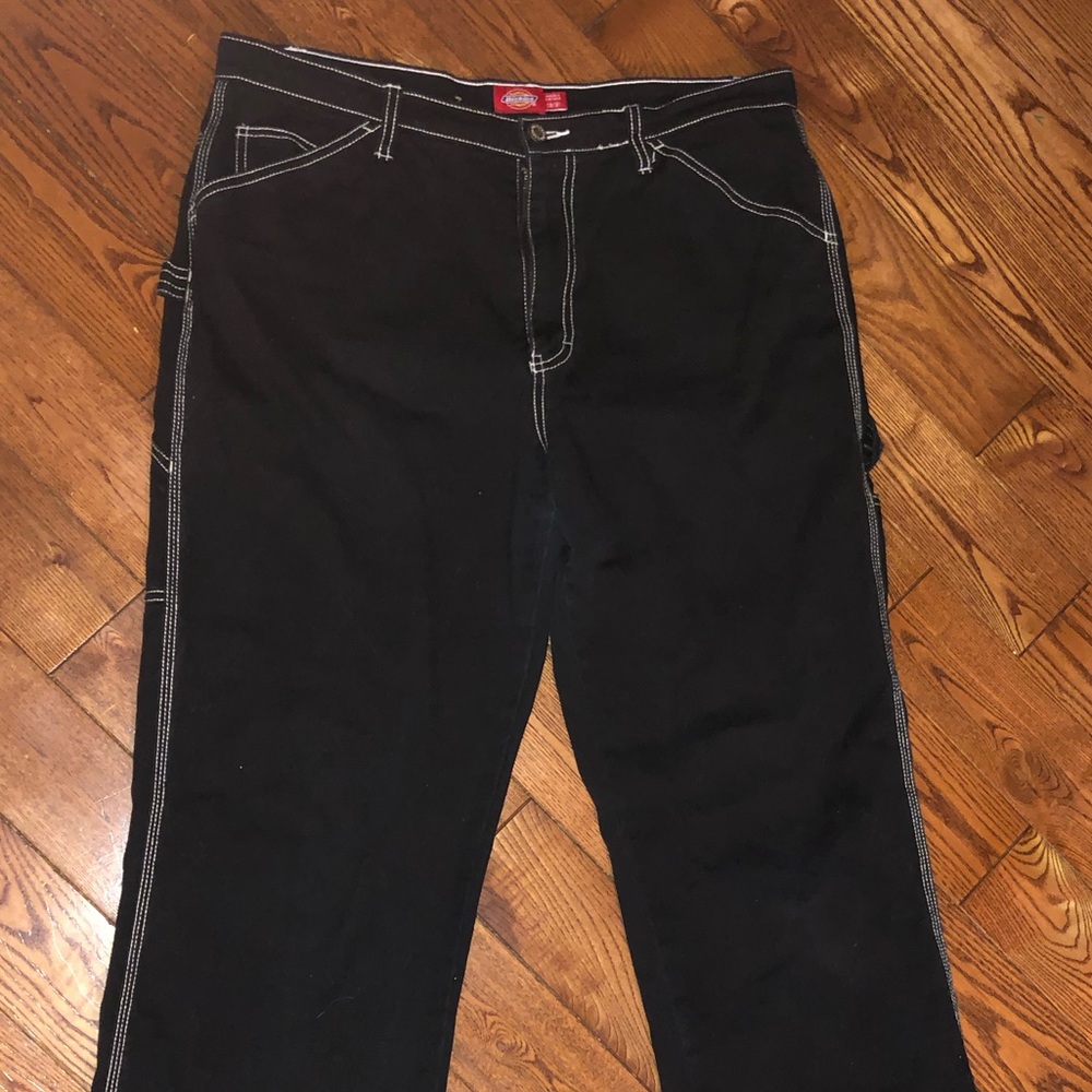 Dickies black Jeans with white stiches